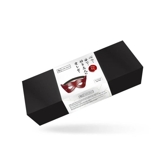Шкіряна маска на очі Liebe Seele Wine Red Eye Mask Sex Aura | Зображення 1