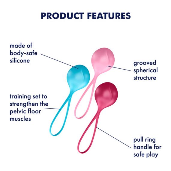 Вагінальні кульки - Satisfyer Strengthening Balls | Зображення 2