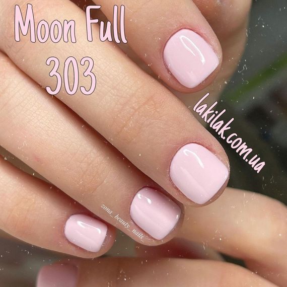 Гель-лак Moon Full №303 ніжно-бузковий Крайола 8мл