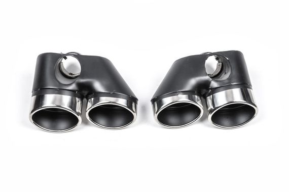 Насадки на глушник V1 (2 шт) для Mercedes S-сlass W220 | Зображення 3