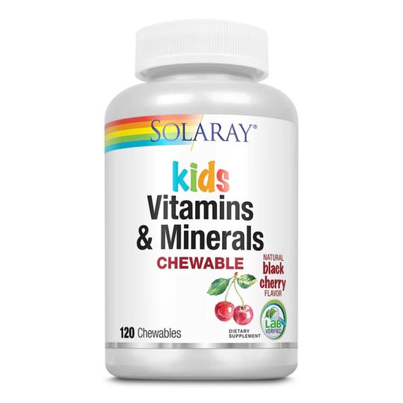 Kids Vitamins &amp; Minerals - 120 chewables Black Cherry