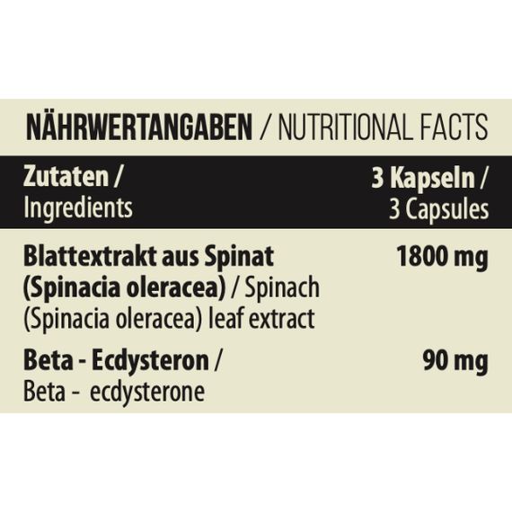 Комплекс після тренування MST Nutrition Beta-Ecdysterone 120 Caps | Зображення 1