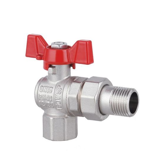 Кран кульовий "Американка" SD Forte 1/2" кутовий SF221W15 | Зображення 2