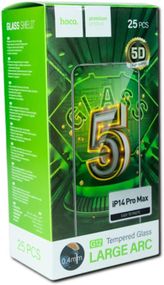 Захисне скло 5D з олеофобним покриттям XPRO для iPhone 14 Pro Max 25 шт (39496-01_507)