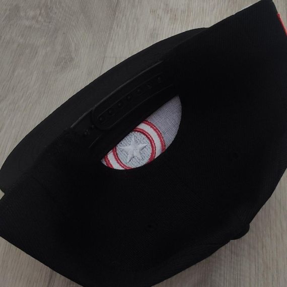 Кепка дитяча снепбек (Snapback) Капітан Америка Чорний 50-54р (2221) | Зображення 2