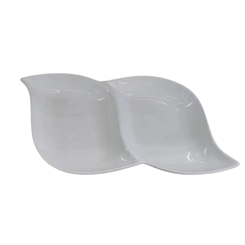 Блюдо LED SPATE / менажниця/ 2 секції/ 23.5х16см