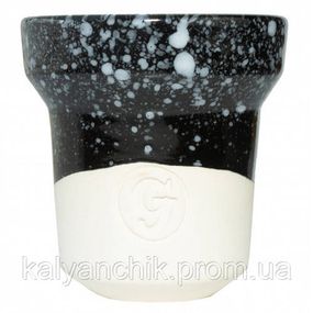 Чаша для кальяну GrynBowls Accent Glaze Чорна