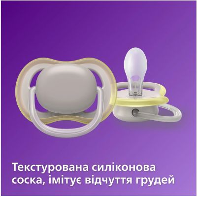 Пустышка Philips AVENT Ultra Air 6-18 міс 2 шт (SCF085/20) | Зображення 9