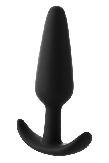 Анальний плаг чорний Dreamtoys FantASStic Smooth зі стопером у формі якоря, Large sexstyle | Зображення 1