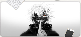 Ігрова поверхня для мишки з Аніме принтом "Токійський гуль / Tokyo ghoul" 800*300*3 мм 0214