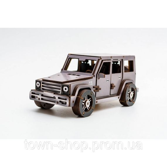Деревянный 3D конструктор "Gelandewagen" Puz-26914, 109 деталей | Зображення 1