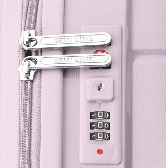 Валіза Semi Line 24" (M) Light Pink (T5793-2) (DAS303021) | Зображення 3