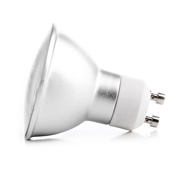 Лампа светодиодная LED 3.3W GU10 CW MR16 220V | Зображення 4