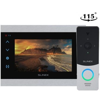 Комплект видеодомофона Slinex SL-07N Cloud Black  ML-20HD | Зображення 2