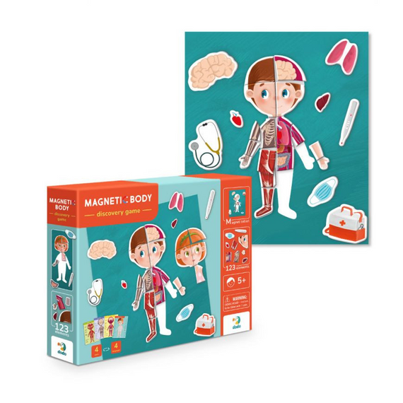 Розвиваюча магнітна гра "Людське тіло" DoDo 200220 | Зображення 1