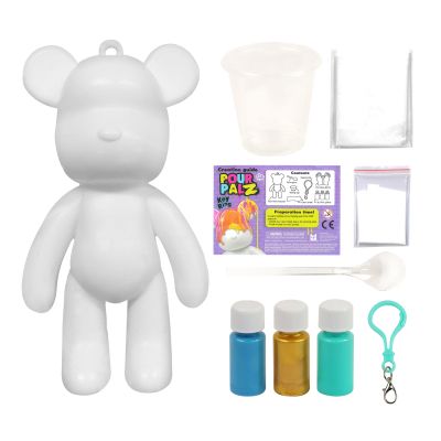 Набор для творчества ToyMonster Pour Palz Флюид Арт - Брелок Мишка (GS-G08162) | Зображення 8