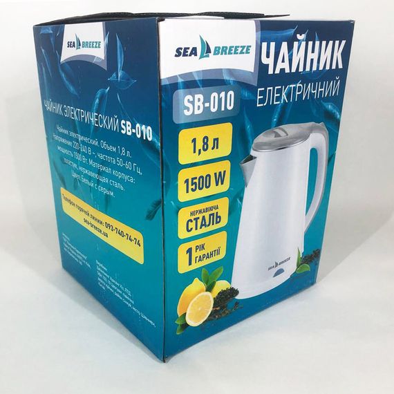 Тихий чайник, Современный электрический чайник Электрический с индикатором питания MN-91 | Зображення 4