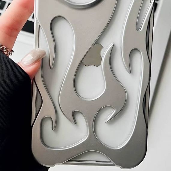 Чохол TPU WinFire для Apple iPhone 15 (6.1") Silver | Зображення 1