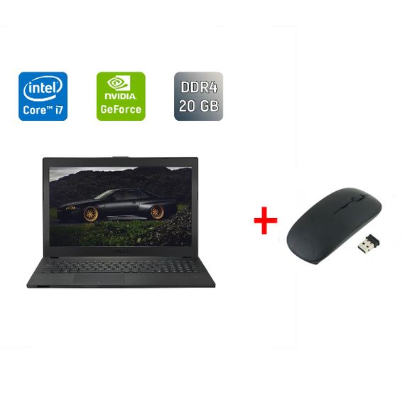 Ноутбук Asus Pro P2540U / 15.6" (1920x1080) IPS / Intel Core i7-8550U (4 (8) ядра по 1.8 - 4.0 GHz) / 20 GB DDR4 / 256 GB SSD / nVidia GeForce MX110, 2 GB GDDR5, 64-bit / WebCam / TouchID / Windows 10 б/в + Подарунок Бездротова миша / USB