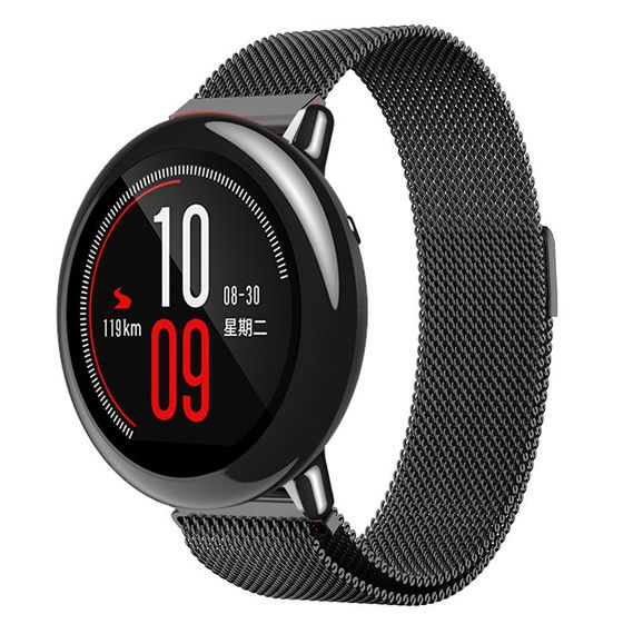Міланський сітчастий ремінець Primo для годинника Xiaomi Huami Amazfit Sport SmartWatch - Black