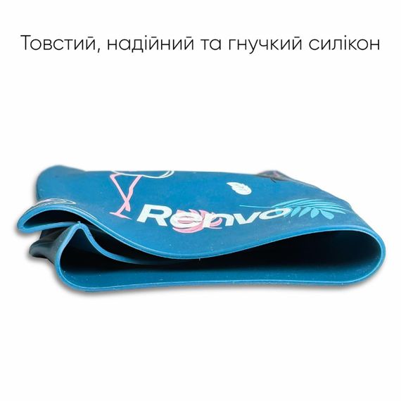 Взрослая шапочка для плавания Renvo Kerio Flamingo Синий Уни OSFM (2SC150-0410) | Зображення 2