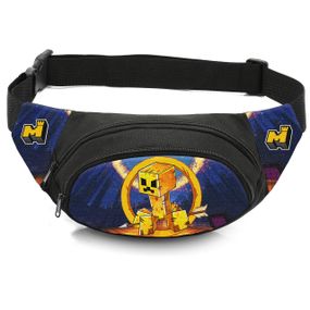 Сумка-бананка дитяча з принтом Minecraft поясна сумка для хлопчика (4534)