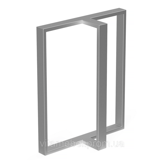 Комплект опор для столу з металу 600×200mm, H=730mm (профільна труба: 60x20mm) | Зображення 6