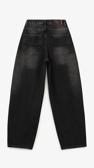 Джинси Baggy жіночі On me 5029 42 Сірий shop (2000999315633) | Зображення 3