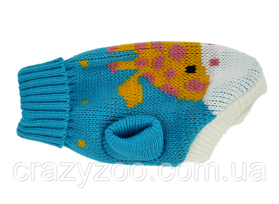 Свитер для собак и котов EcoToys Giraffe XL жираф A: 35 см B: 33 см C: 22 см 6980 | Зображення 4