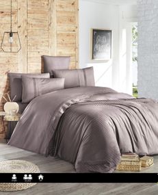 Постельное белье First Choice Ranforce Deluxe 200 х 220 см Gala Lilac