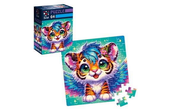 Пазли De.tail. Крилате тигреня. 64 деталі DT1234-02 (укр) Vladi Toys