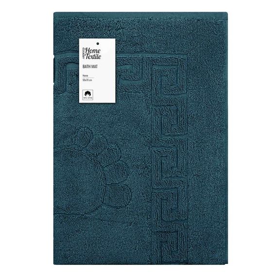 Килимок для ніг махровий Ardesto Home 50х70см, смарагдовий (ART2557EM)