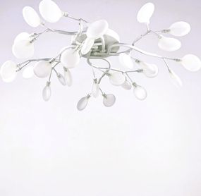 Люстра стельова на 28 лампочок 26391 Білий 23х75х75 см.