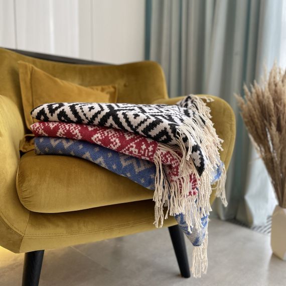 Плед SoundSleep Код Незламної Нації бавовняний 140х200 см сіро-синій (94066012) | Зображення 7