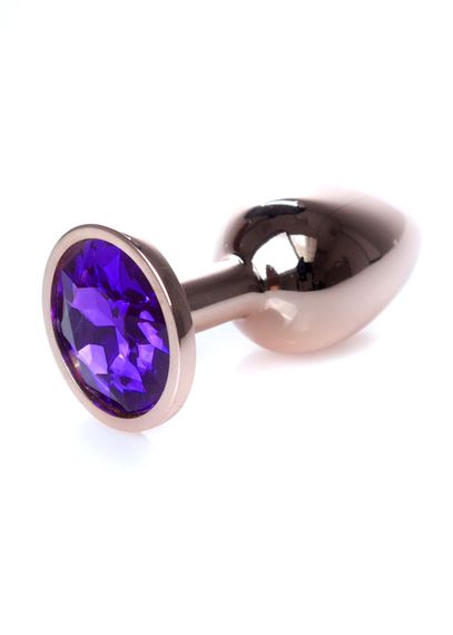 Анальна пробка - Jewellery Red Gold Plug Purple | Зображення 2