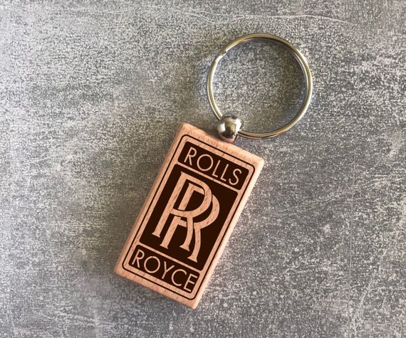 Дерев'яний брелок з логотипом Rolls Royce (15010102014)