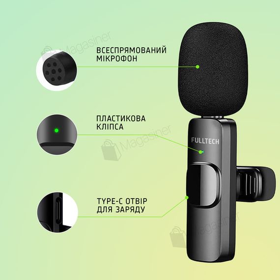 Петличний мікрофон з високою чутливістю XPRO FM2 для iPhone (46011-FM2_277) | Зображення 3