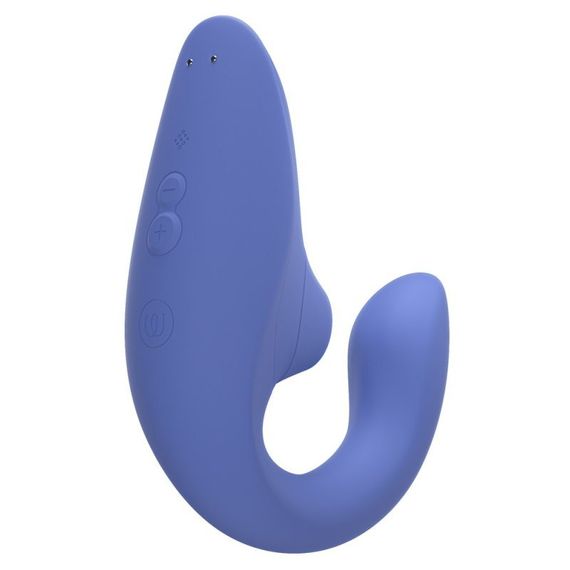 Вібратор-стимулятор подвійний Womanizer Blend Vibrant для точки G та клітора, блакитний Sex Aura | Зображення 2
