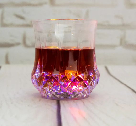 Стакан SUNROZ Inductive RainBow Color Cup с LED подсветкой для напитков 200 мл | Зображення 1