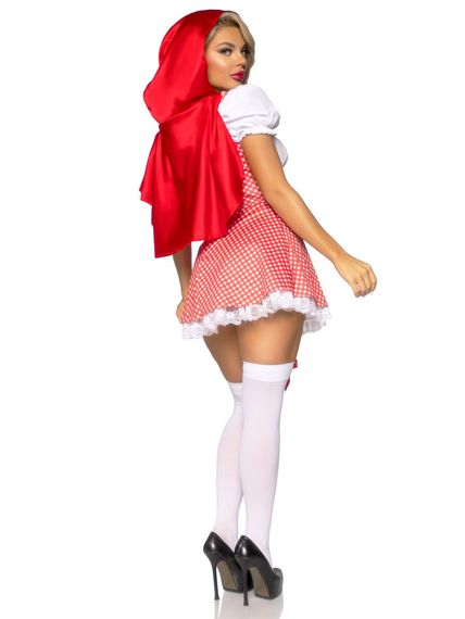 Костюм Червоної Шапочки М Leg Avenue Fairytale Miss Red, 2 предмети, червоний | Зображення 4