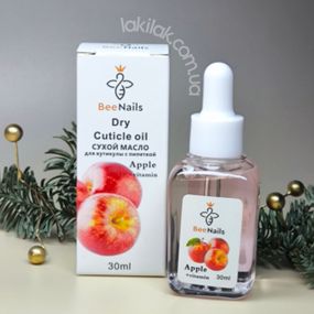 Суха олія для кутикули Bee Nails (яблуко) 30мл