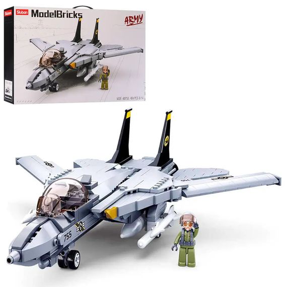 Конструктор Sluban Військовий літак M38-B0755 404 деталі
