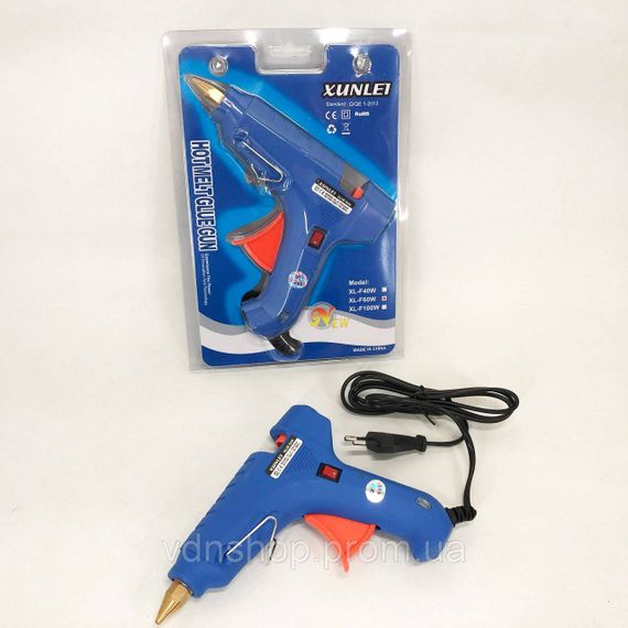 Клейовий пістолет з вимикачем Xunlei XL-F60 60W для стрижня 11,5 мм CT-53 | Зображення 3