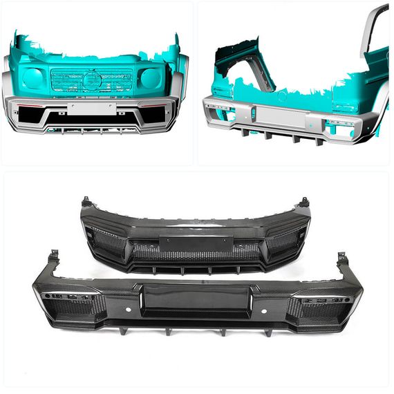 Комплект обвеса Carbon Set (Сухой карбон) для Mercedes G сlass W463 2018-2024 гг | Зображення 1