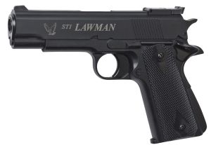 Пистолет страйкбольный ASG STI Lawman кал.6 мм Black