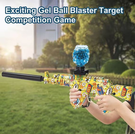 Бластер OldBro automatic Auto 47 Gel Ball 10500 шт eXtream Yellow (2156710532) | Зображення 2