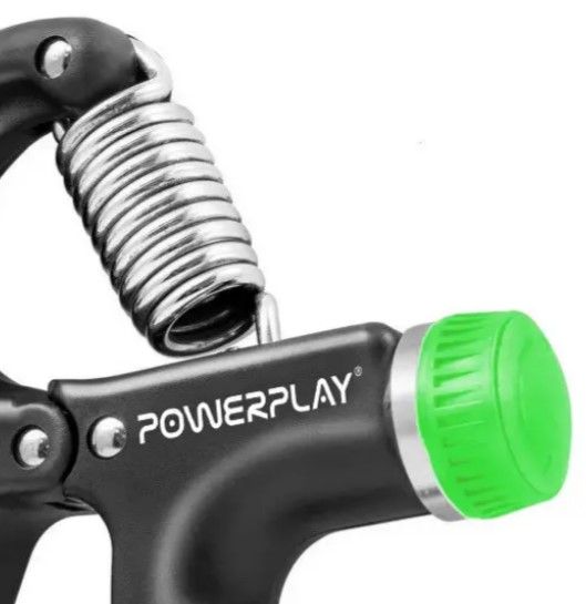 Еспандер кистьовий PowerPlay PP-4323 з регульованим навантаженням 10-40 кг Strength Grip Чорно-зелений (PP_4323_Bl/Green) | Зображення 3