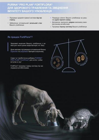 Додатковий корм Purina Pro Plan FortiFlora Probiotic для дорослих собак та цуценят 90шт*1г | Зображення 4