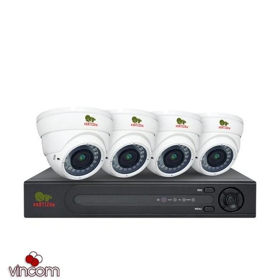 Комплект видеонаблюдения Partizan PRO AHD-30 4xCAM  1xDVR  HDD | Зображення 3