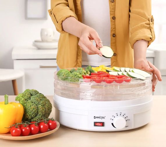 Сушарка для овочів, фруктів, грибів Maltec DryMaster 500W, 6 ярусів | Зображення 2